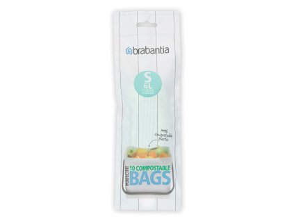PerfectFit Bags, Code S, Comp. 6L, 10pcs Green 8710755419683 Brabantia 1000x1000px 7 NR 8058