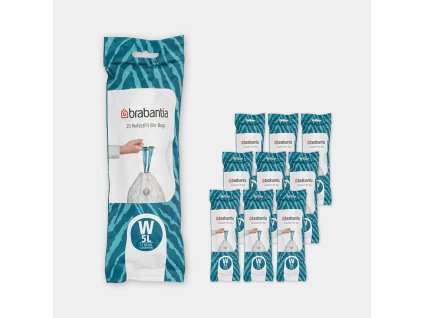 14403 2 perfectfit sacky 5l w do odpadkoveho kose multipack 200 pytlu 10x20