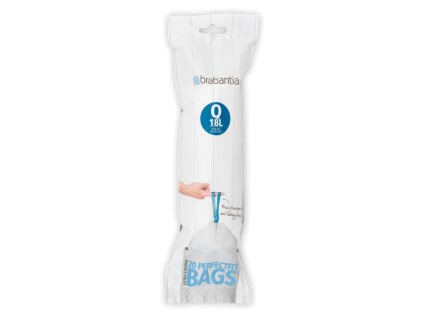 PerfectFit Bags, Code Q, 18L, 20pcs White 8710755395826 Brabantia 1000x1000px 7 NR 8054