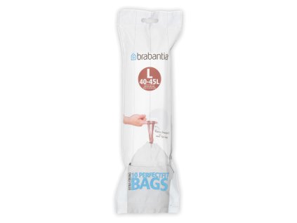 PerfectFit Bags, Code L, 45L, 10 pcs White 8710755371547 Brabantia 1000x1000px 7 NR 7965
