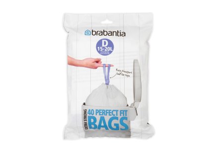 PerfectFit Bags,Dispenser, 15 20L, 40pcs White 8710755362187 Brabantia 1000x1000px 7 NR 9362