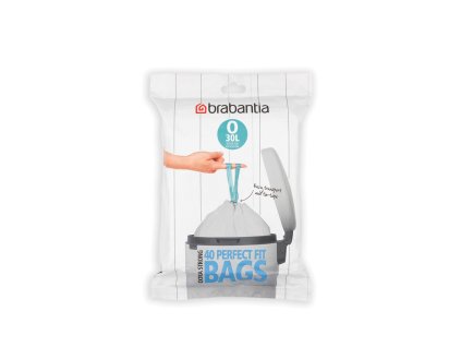 PerfectFit Bags,Dispenser, 30L, 40pcs White 8710755124846 Brabantia 96dpi 1000x1000px 7 NR 15933