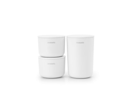 ReNew Storage Pots, set of 3 White 8710755281327 Brabantia 96dpi 1000x750px 7 NR 22050