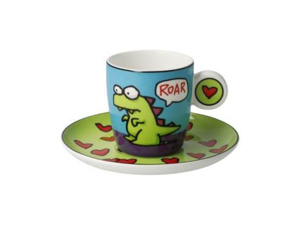 Goebel Espresso šálek Ed Heck Roar - Pop Art