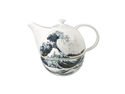 Goebel Čajová konvice se zahřívačem Hokusai – Velká vlna | Artis Orbis