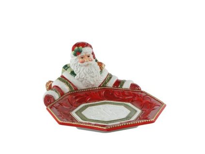 Goebel Mísa Santa präsentiert 36,5 cm – Fitz & Floyd XMAS