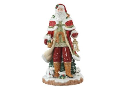 Goebel Santa s lucernou – Fitz & Floyd XMAS
