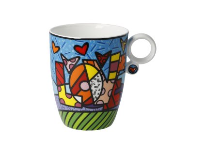 Goebel Romero Britto Love Umělecký hrnek