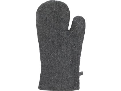 27149 1 kuchynska chnapka v tmave sede melanz cerne barve s poutkem na zaveseni