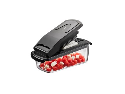 0093459 vykrajovac kostek a tycinek gefu treppo 27x11cm cerny