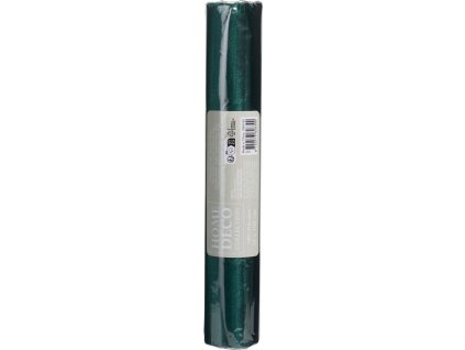 27317 1 dekoracni behoun v zelene barve vyrobeny ze sametu