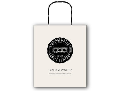 Papírová taška Bridgewater krémová