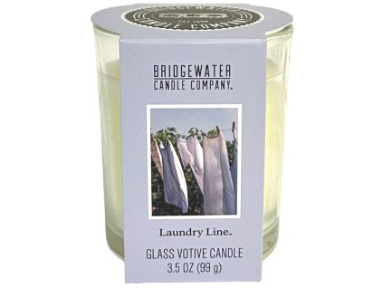 Votivní svíčka ve skleničce Laundry Line
