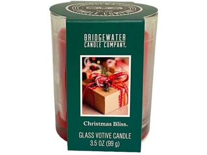 Votivní svíčka ve skleničce Christmas Bliss