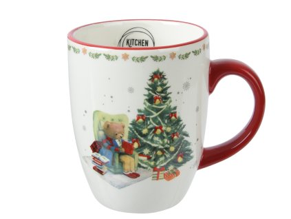 Hrnek XMAS BEAR, kamenina, KSD