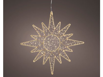 Micro LED STAR, 69,5 cm, zlatá, KSD