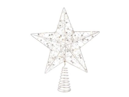 lumineo silver tree top star 600x600