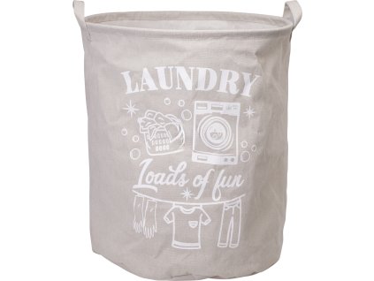 28421 1 skladaci kos na pradlo pracka z platna v bezove barve