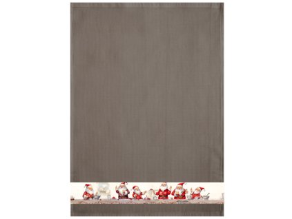 Framsohn Vánoční utěrka vánoční kuchaři hnědá