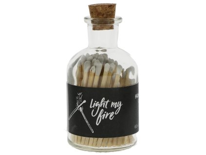 Zápalky Dunham ve skleněné dóze