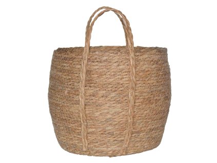 28469 3 velky ulozny kos boma l z morske travy 32 cm pleteny kulaty tvar s robustnimi uchy drzadly pro snadne prenaseni