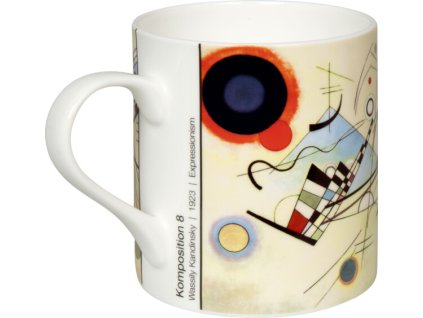 Hrnek na čaj Komposition 8 by W.Kandinsky Könitz Porcelán