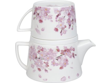 Hrnek na čaj Tea for me - Kirschblüten Könitz Porcelán