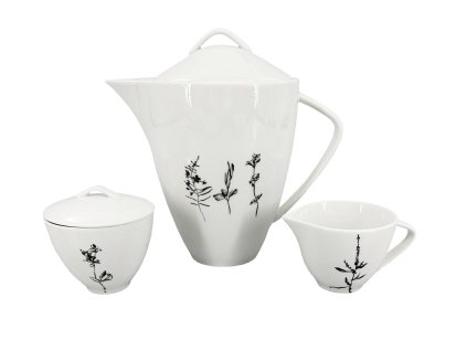 25604 cajova porcelanova souprava wild konvice 1600ml mlecenka 150ml cukrenka 150ml