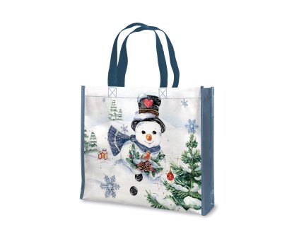 Goebel Nákupní taška Sněhulák Winterträume – Vánoce