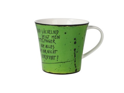 Goebel Hrnek na kávu / čaj „Mittelfinger“ – Frank Hummel, Goebel Atelier