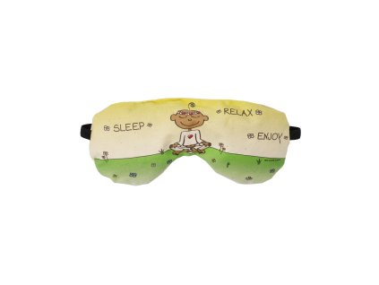Goebel Spací maska „Der kleine Yogi – Sleep Relax Enjoy“ – Goebel Atelier