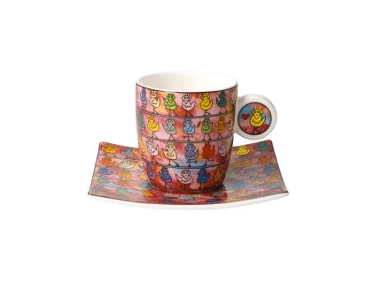 Goebel Espresso šálek Rizzi We Are the Birds – Pop Art