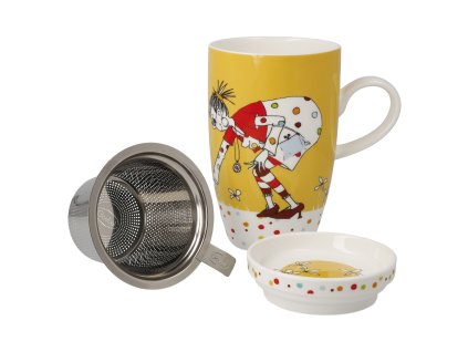 Goebel Hrnek s víčkem a sítkem Malé radosti – Barbara Freundlieb