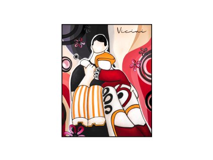 EGAN ABBRACCI Obraz "VICINI" 80 × 100 cm