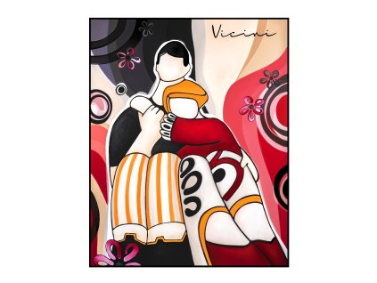 EGAN ABBRACCI Obraz "VICINI" 100 × 120 cm