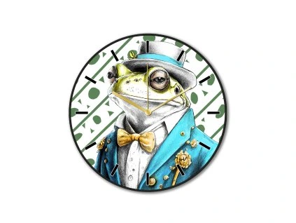 EGAN HUMAN Hodiny TOAD ''RESILIENCE'' průměr 35 cm