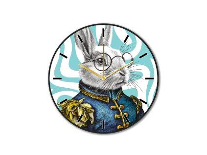 EGAN HUMAN Hodiny RABBIT ''ENERGY'' průměr 35 cm