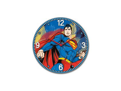 EGAN WARNER BROS DC Hodiny průměr 35 cm SUPERMAN