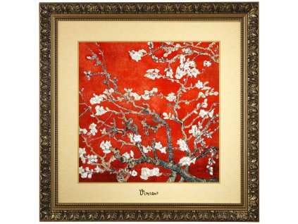 Goebel Van Gogh Obraz Mandlový strom červený