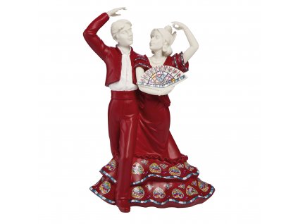 Nadal Flamenco rot taneční pár