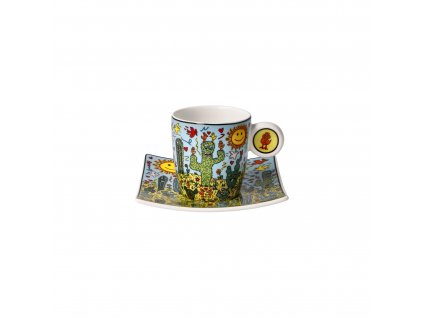 Goebel James Rizzi Espresso šálek Život na poušti