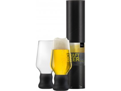 Eisch CRAFT BEER EXPERTS Sada 2 sklenic na pivo černá