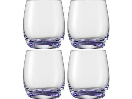 61691 2 eisch jessica lilac sada 4 sklenic nizka fialova