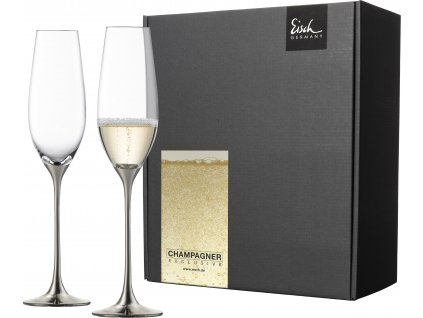 61733 3 eisch champagne exclusiv sada 2 sklenic na sampanske platinova