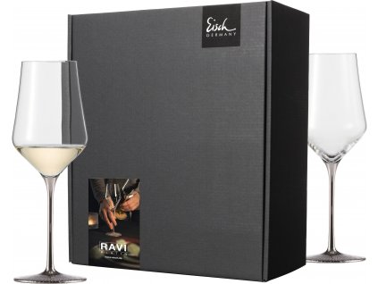 62102 3 eisch ravi platinum sada 2 sklenic na bile vino