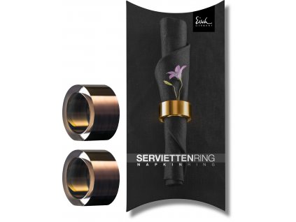 62198 2 eisch napkin rings sada 2 krouzku na ubrousky medeny