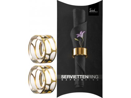 Eisch NAPKIN RINGS Sada 2 kroužků na ubrousky stargate