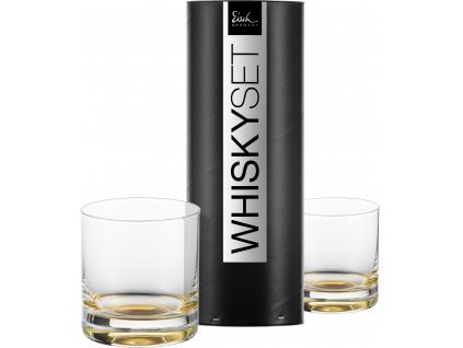 62501 2 eisch gentleman sada 2 sklenic na whisky zlata