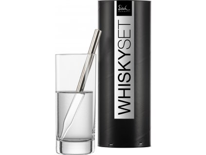 62585 4 eisch gentleman whisky rum pipeta set platinovy