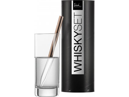 62588 4 eisch gentleman whisky rum pipeta set medeny